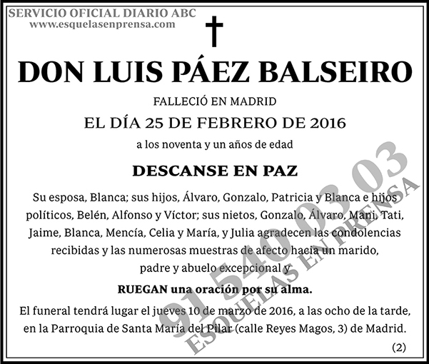 Luis Páez Balseiro